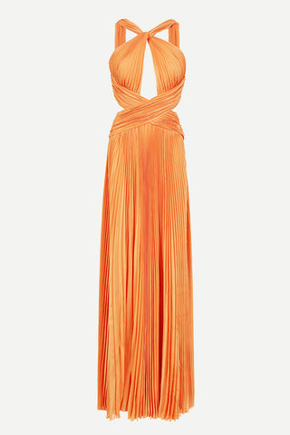Arabella Chiffon Backless Maxi Dress - By Baano