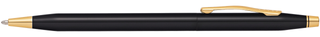 Classic Century® Glossy Black PVD Ballpoint Pen - By Baano