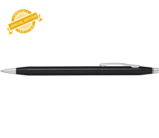 Classic Century® Glossy Black PVD Ballpoint Pen - By Baano