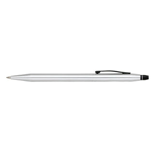 Click™ Chrome with Black Appointments Selectip® Rollerball Pen - By Baano