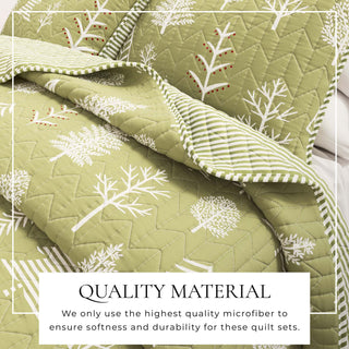 3 Piece Lodge Forest Quilt - Whistler Collection Great Bay Home