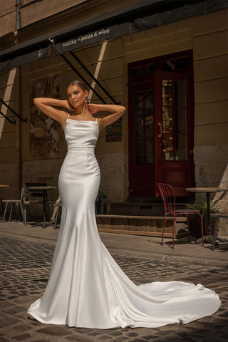 Athens Love Satin Bridal Gown - By Baano