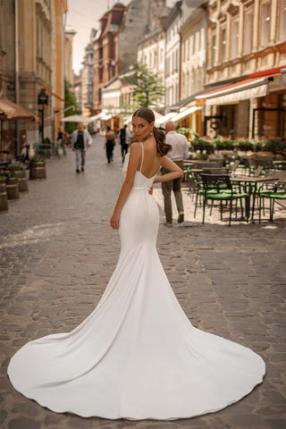 Athens Love Satin Bridal Gown - By Baano