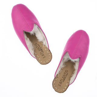 Women's Fuchsia Slippers