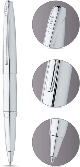 ATX® Pure Chrome Rollerball Pen - By Baano