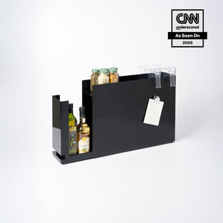 Sliding Drawer Seasoning Rack - Steel - By Baano