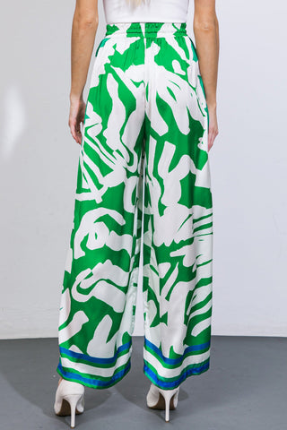 THE KEY TO CHIC WOVEN SATIN PANTS - By Baano