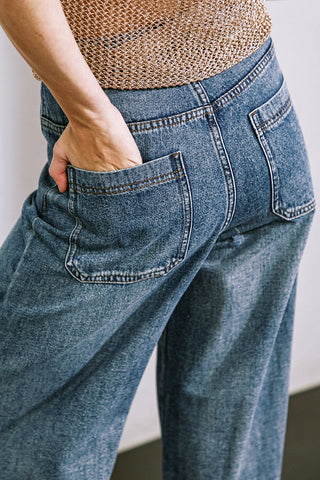 SHE'S A SWEET TALKER DENIM PANTS - By Baano