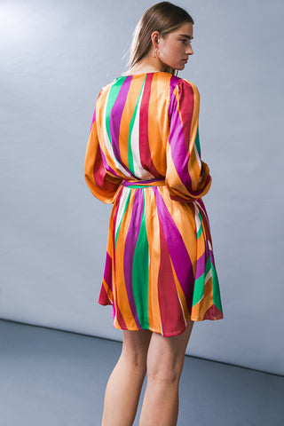 ADORABLE INTENTIONS WOVEN MINI DRESS - By Baano