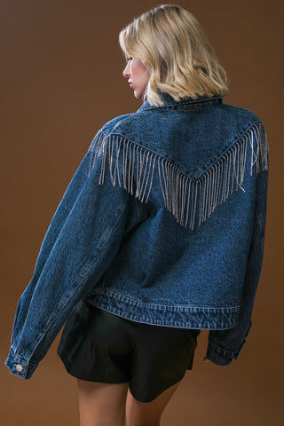 STUNNING EXCELLENCE WASHED DENIM JACKET - By Baano