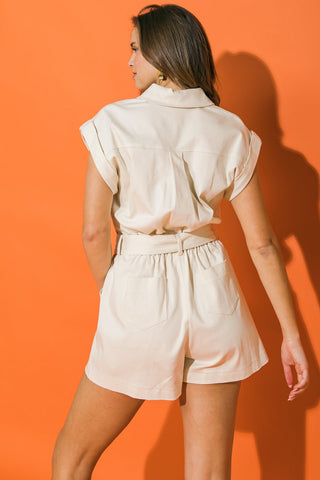 SYMPHONY WOVEN ROMPER - By Baano