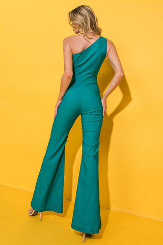 VIVID PASSION SOLID JUMPSUIT - By Baano