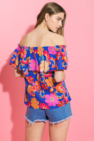 BELIEVE IN DESTINY POPLIN TOP - By Baano