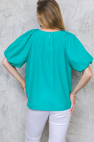 LOVED ALWAYS WOVEN TOP - By Baano