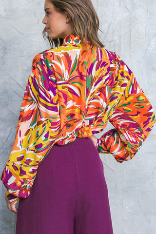 FAMOUS BEHAVIOR WOVEN TOP - By Baano