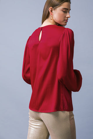 GARDEN SENSATION SATIN TOP - By Baano