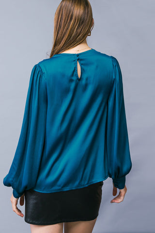 GARDEN SENSATION SATIN TOP - By Baano