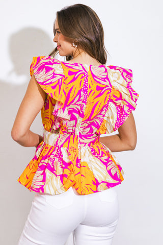 NEED A LITTLE MORE WOVEN TOP - By Baano