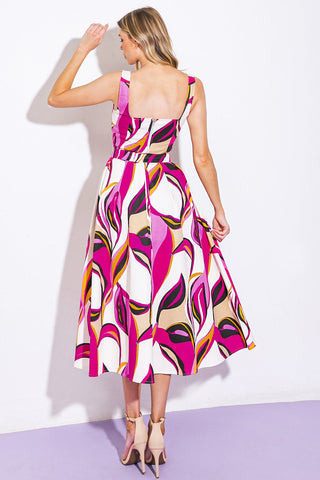 COCKTAIL CLUB WOVEN TWILL TOP AND SKIRT - By Baano