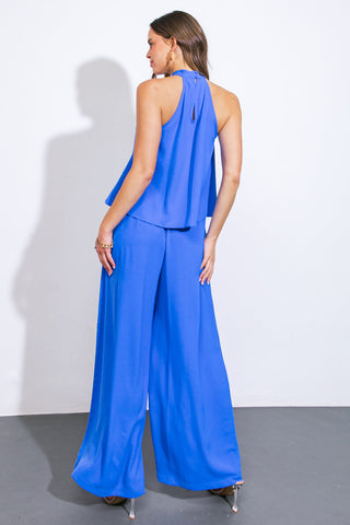 ALWAYS BE AROUND WOVEN TOP AND PANT SET - By Baano