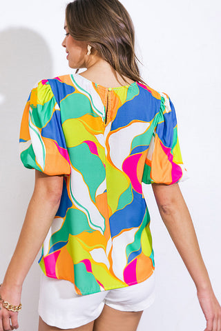 COASTAL VIBES WOVEN TOP - By Baano