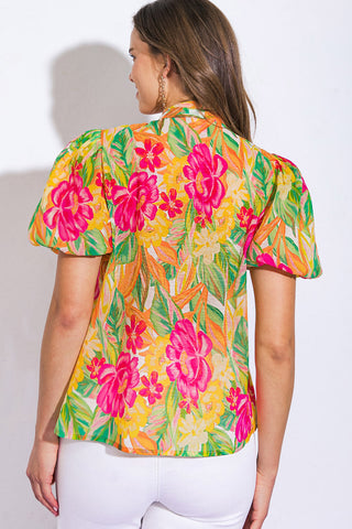 DAY DOWNTOWN WOVEN TOP - By Baano