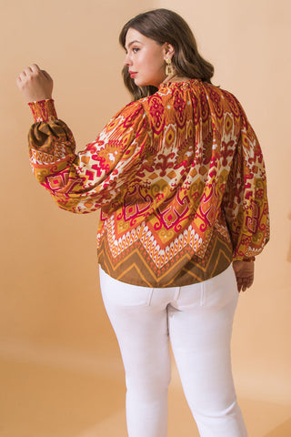 PRETTY ON POINT WOVEN TOP - By Baano