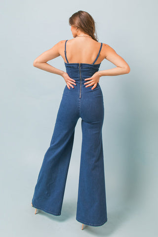 MAKING MAGIC DENIM JUMPSUIT - By Baano