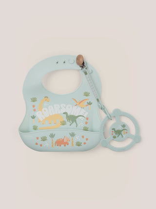 Bib and Teether Baby Bundle - Roarsome - By Baano