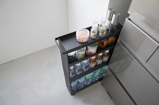 Slim Rolling Wagon (31.7" H) - Steel - By Baano