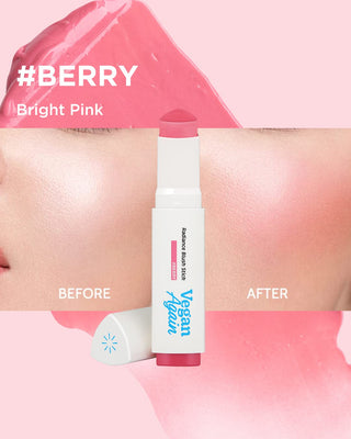 Vegan Again Radiance Best Blush Stick Makeup - By Baano