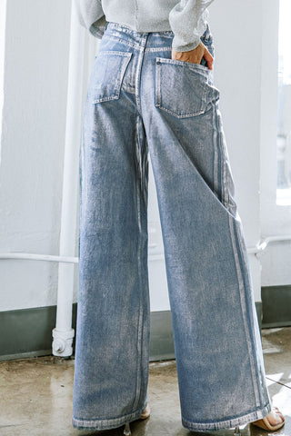 PEACE AND JOY DENIM PANTS - By Baano