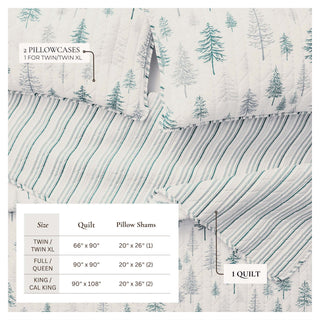 Rustic Landscape Quilt Set - Matthew Collection Great Bay Home