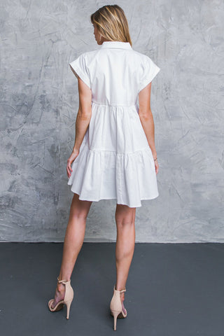 COMMON GROUND TWILL MINI DRESS - By Baano