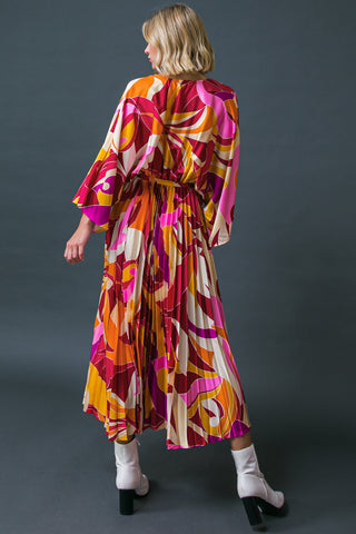 AT FIRST SIGHT WOVEN MIDI DRESS - By Baano