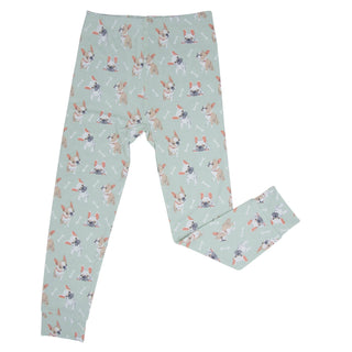 Mint Frenchie Puppy Big Kid Pajama - By Baano