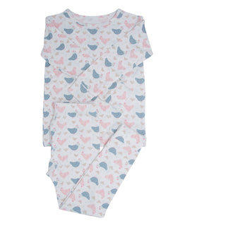 Pink Farm Hens Bamboo Big Kid Pajama - By Baano