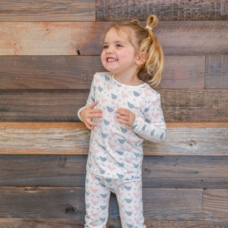 Pink Farm Hens Bamboo Big Kid Pajama - By Baano