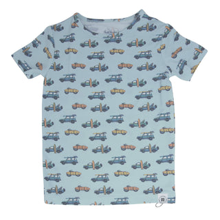 Surfing Beach Big Kid Pajama S/S - By Baano