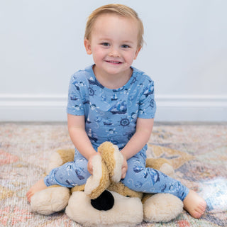 Pirate Ships Big Kid Pajama S/S - By Baano