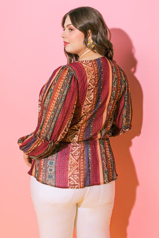 THRILLED FOR THIS WOVEN TOP - By Baano