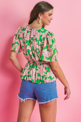 WITH YOU FOREVER WOVEN TOP - By Baano