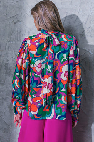 FLOW ALONG WOVEN TOP - By Baano