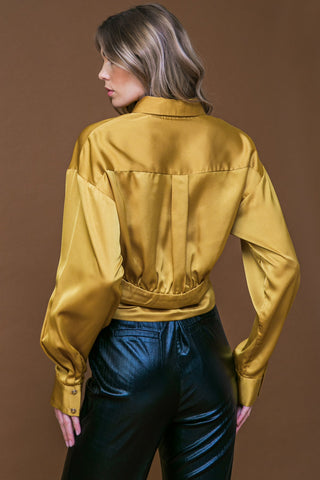 ROMANTIC MOVES WOVEN TOP - By Baano