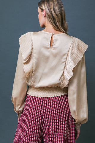 THINK OF ME WOVEN TOP - By Baano