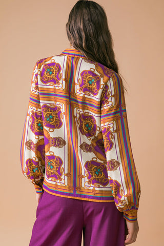 MAKE TODAY GREAT WOVEN TOP - By Baano