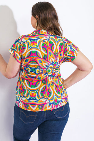 BEAUTIFUL BEGINNINGS WOVEN TOP - By Baano