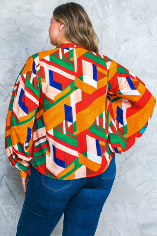 LIGHT UP MY LIFE WOVEN TOP - By Baano