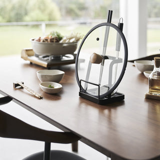 Lid & Ladle Stand - Large - Steel - By Baano