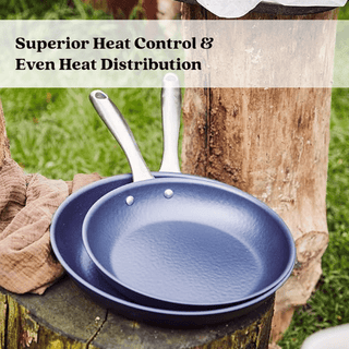 Black Angus Carbon Steel Frying Pan - By Baano